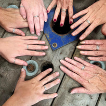 Load image into Gallery viewer, Christmas party Group booking- Make a Silver Stacking RIng