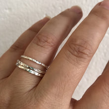 Load image into Gallery viewer, Christmas party Group booking- Make a Silver Stacking RIng