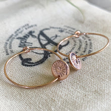 Load image into Gallery viewer, Gold Light weight hoops