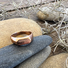 Load image into Gallery viewer, Rose gold signet unisex ring
