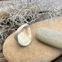 Load image into Gallery viewer, Round sterling silver signet ring
