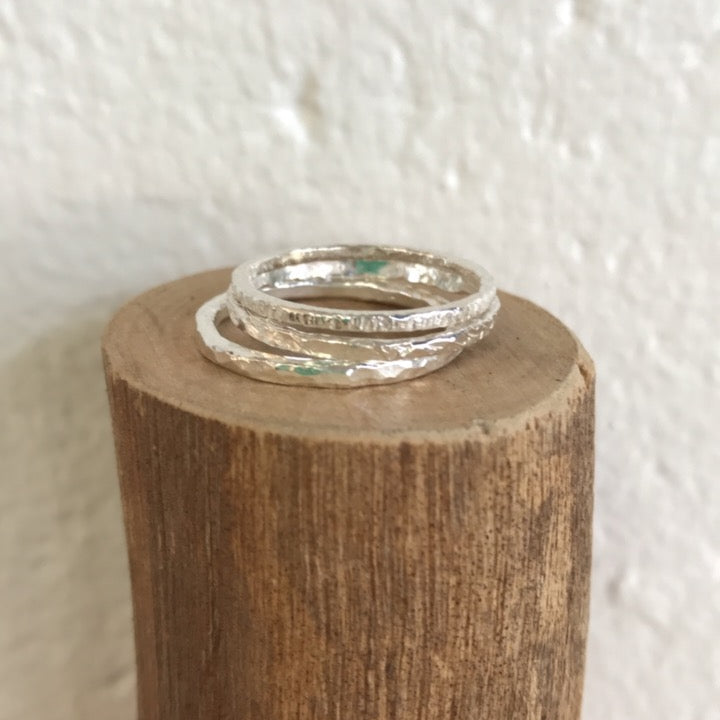 Make a Silver Ring stack Worskhop