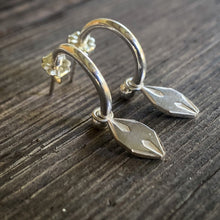 Load image into Gallery viewer, Inter-changeable Fleur Hoops
