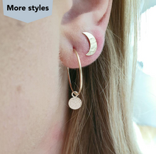 Load image into Gallery viewer, Light weight hoop-Gold - Appleye Jewellery
