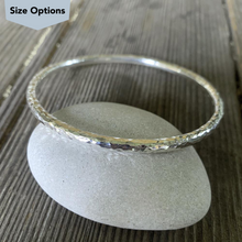 Load image into Gallery viewer, Thick Textured Bangle - Appleye Jewellery
