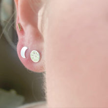 Load image into Gallery viewer, Moon &amp; Sun Studs - Appleye Jewellery
