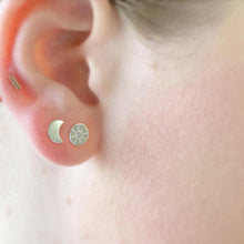 Load image into Gallery viewer, Moon &amp; Sun Studs - Appleye Jewellery
