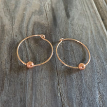 Load image into Gallery viewer, Gold Light weight hoops
